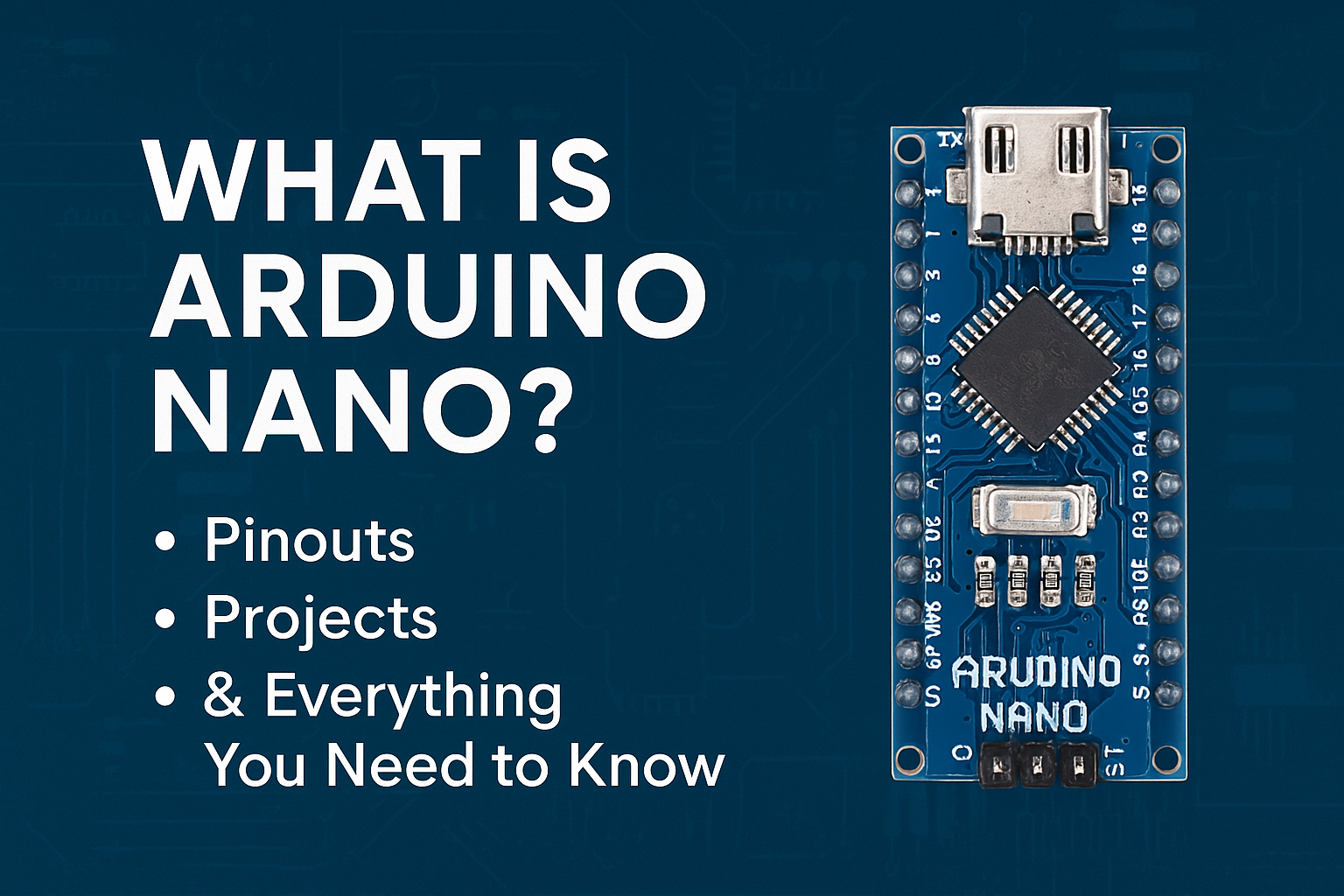 What is Arduino Nano? Pinouts, Top 10 Projects, and Full Guide for ...